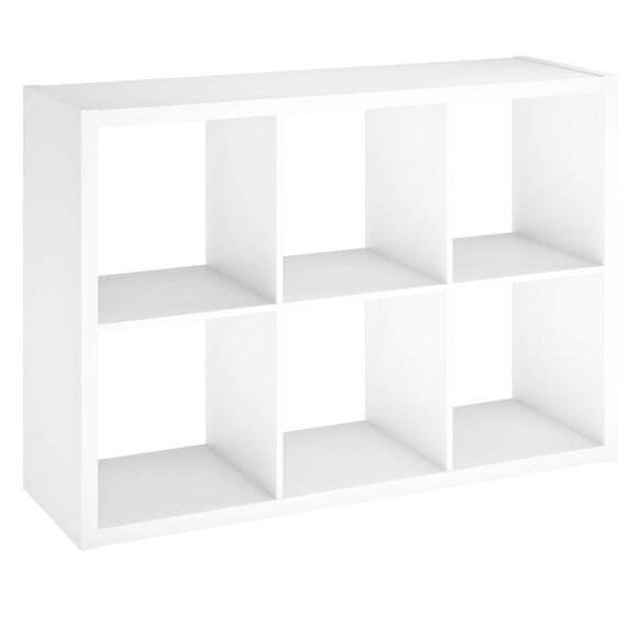 White Bookshelf/Organizer - Picture 1 of 1